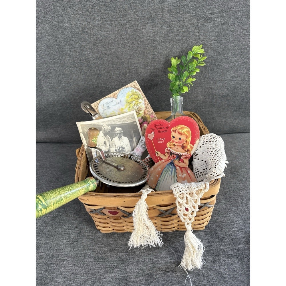 Antique Vintage Upcycled Repurposed Primitive Vignette Tabletop Cottagecore